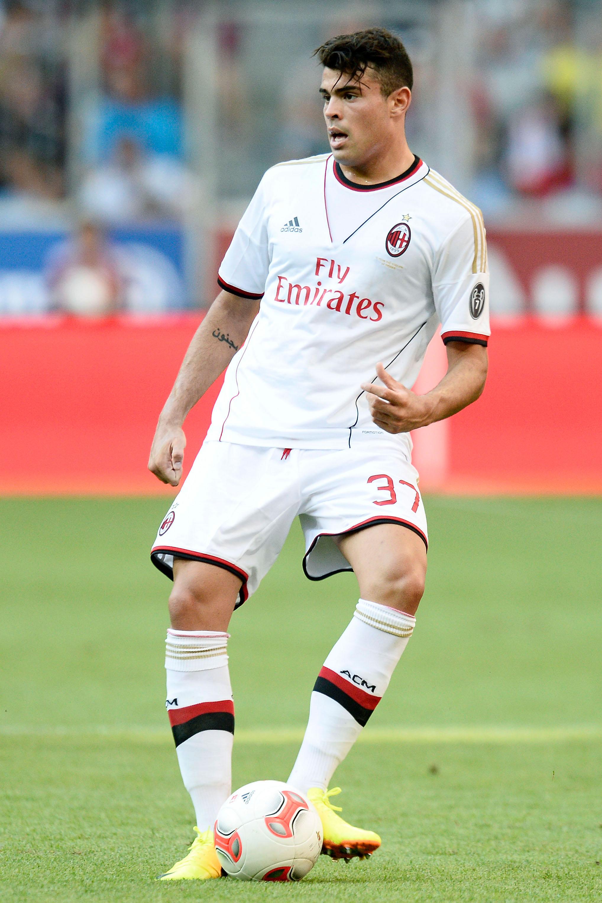 Petagna Andrea Milan maglia bianca 2013 azione ifa